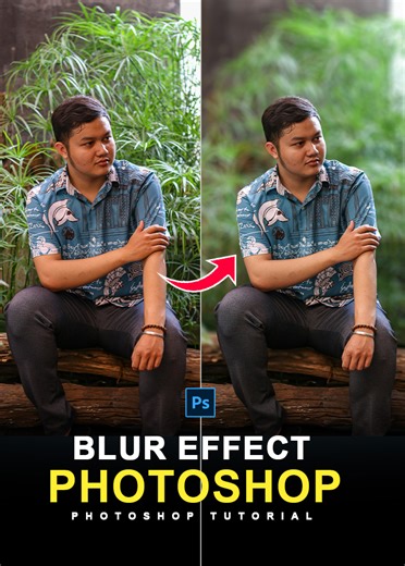 How to Blur Background in Adobe Photoshop | Photoshop Tutorial #photoshoptutorial #photoshopshorts #graphicssolutiontricks | Graphics Solution Tricks