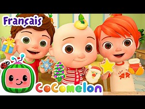 La chanson des couleurs de Noel | Épisode Complet | CoComelon en Français | Chansons pour bébés