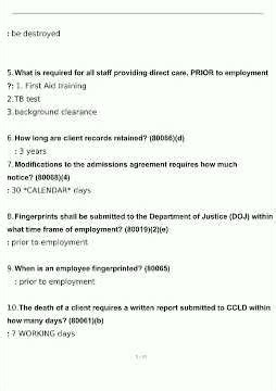 California ARF Administrator 2024 Exam Questions and Answers 2024 2025 Updated Verified Answerspdf