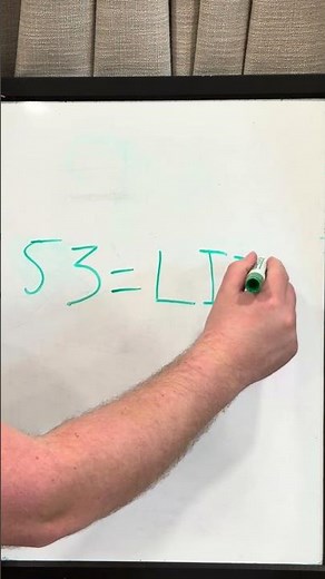 How to Write 53 in Roman Numerals