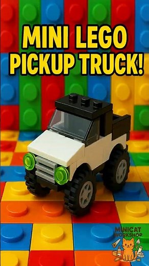 LEGO Pickup Truck MOC | DIY | How to build |
