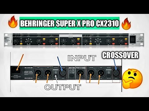 behringer🔥 super x pro cx2310 crossover review and details🔥