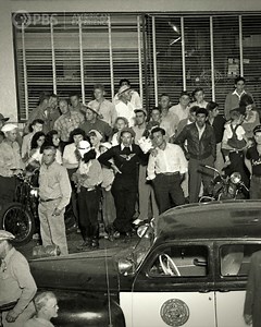 145K views · 1.6K reactions | The rebel uniform - blue jeans and leather jackets - was born at a biker rally in Hollister, California in 1947. RIVETED: THE HISTORY OF JEANS premieres Mon Feb 7 at 9/8c → pbs.org/wgbh/americanexperience/films/riveted-history-of-jeans | American Experience | PBS | Facebook