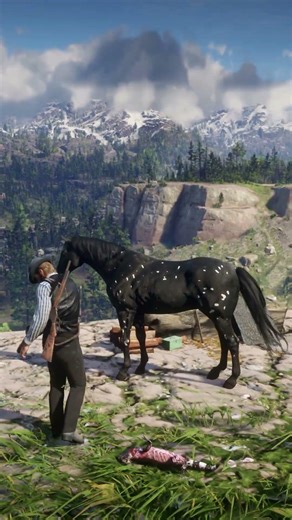 E.34 crazy simulated stunning survival skill RDR2 #shorts #viral