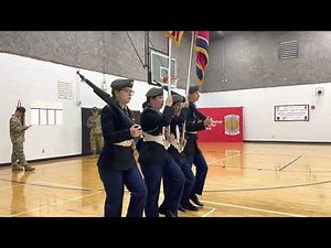 RBHS Army JROTC Color Guard, March 2023