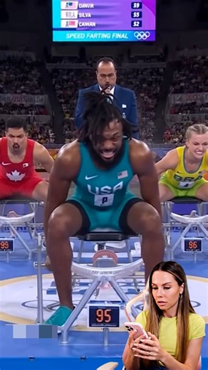 Olympic Speed Farting!🤣 #fyp #funny #Olympics #farting | Amyy woahh
