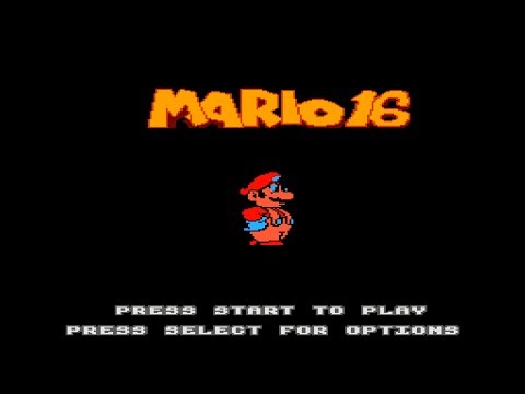 MARIO 16 (NES) Gameplay