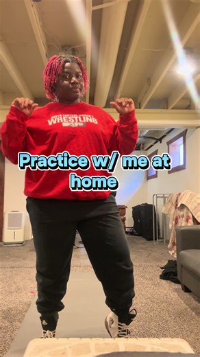 Practice w/ me at home! #workout #wrestle #fyp #blowthisup | workout