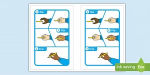 Nip, Flip and Grip Prompt Frame