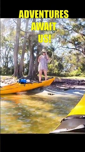 Paddling with Paradise Dolphins & Rain 🌴🛶 | Kayak Camping Day 2 Adventure #kayak #canoe #camping