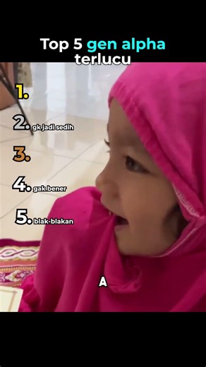 Top 5 Gen alpha terlucu😂