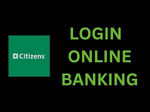 Citizens Bank Online Banking Login | How To Sign In to Citizens Online Banking