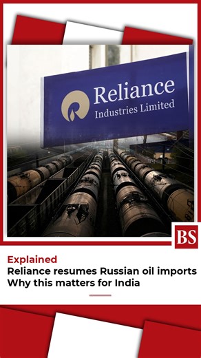 India’s largest refiner, Reliance Industries, has quietly resumed buying discounted Russian crude oil, this time from non-sanctioned suppliers. The move could soften a sharp drop in India’s Russian oil imports triggered by recent US sanctions. | Business Standard
