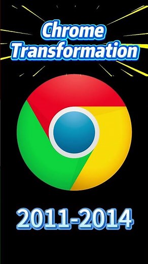 The Chrome logo transformation is INSANE #googledesign #evolution
