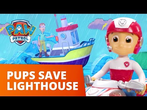 PAW Patrol Moto Pups - Pups Save the Lighthouse Toy Pretend Play Rescue For Kids