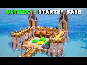 Minecraft: The Perfect Starter Base Tutorial (how to build 1.21)