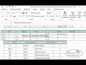 Calcular el peso corporal de una persona según su estatura en base a una tabla.