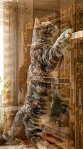 🛠️ We Built the Ultimate Cat Room From Scratch — Watch the Magic!