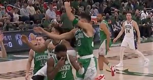 WATCH: Celtics Player Goes Full 'Lloyd Christmas' On X-Mas Day After Chipping Tooth