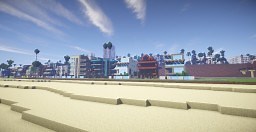 Los Angeles City Tour (santa monica part 1) Minecraft Map