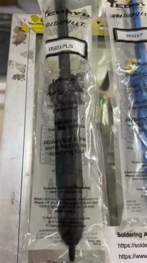 Original Edsyn soldapullt desoldering pump (made in USA) #edsyn #desoldering