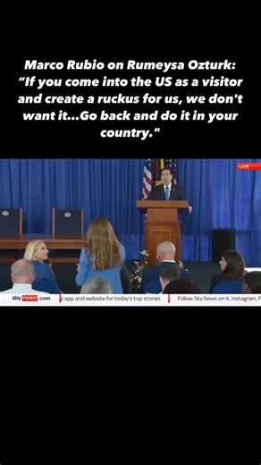 37K views · 817 reactions | Marco Rubio on Rumeysa Ozturk: “If you come into the US as a visitor and create a ruckus for us, we don’t want it…Go back and do it in your country.” | The Bulwark | Facebook