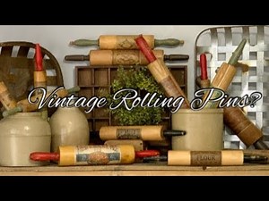 Vintage Rolling Pins? Thrifted || DIY || Makeovers