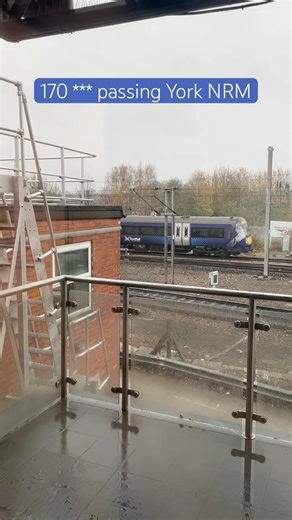 ScotRail Class 170 passing York NRM