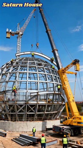 “Living Inside Planet Saturn?! Amazing Space House Design”