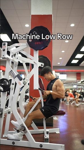 How to Machine Low Row Properly