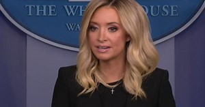 White House press secretary Kayleigh McEnany gives her first briefing