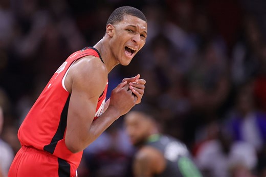 Watch: “That’s rookie-on-rookie crime!" - Jabari Smith Jr. pulls off an emphatic dunk on Keegan Murray