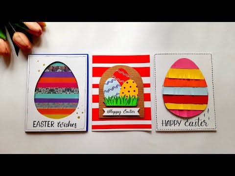 3 Easy DIY Easter Greeting Cards Ideas l Quick Easter Cards Making Ideas l Tutorial