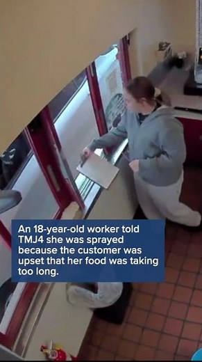Wisconsin drive-thru worker pepper sprayed by impatient customer