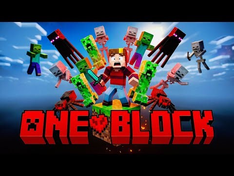 ONE BLOCK pero no paran de salirme MOBS del bloque