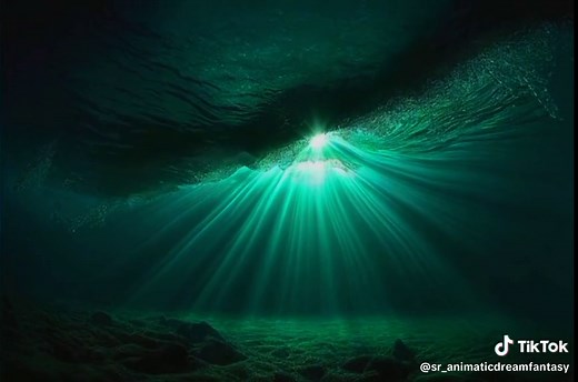 Meditative Underwater Video Loop with Ocean Sounds