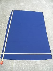 Neoprene Wet Suit Fabric Material, 3mm, Royal Blue and Black, 12 Sizes and Great Prices. (Neo3mmBlue/BlackX12")