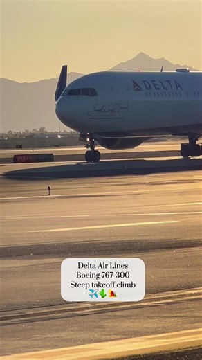 Delta Air Lines Boeing 767-300 with a steep takeoff out of Phoenix Sky Harbor! 🛫 #boeing #b767 #boeing767 #boeing767300 #boeing767lovers #b767lovers #b767300er #boeinglovers #avgeek #aviation #aviationgeek #aviationlife #aviationdaily #aviationlovers #aviationreels #planespotting #planespotter #instagramaviation #aviationworld #deltaairlines #phoenixaz #phxskyharbor | Klowphotography