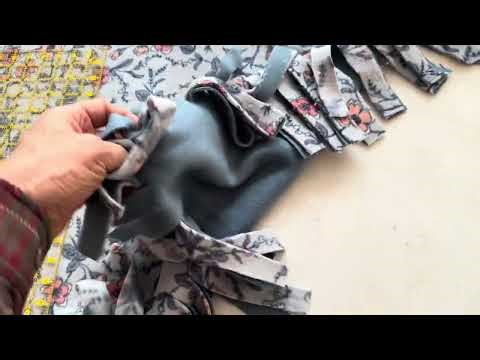 “no-sew” fleece TIE bLANKET (easy craft project)