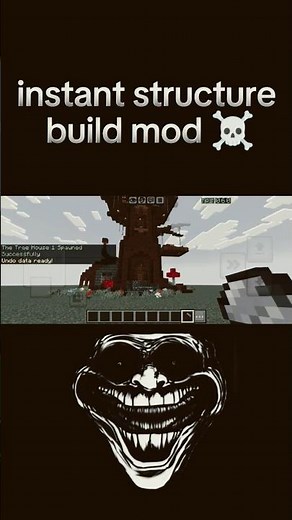 minecraft instant structure build mod #minecraft #minecraftmods