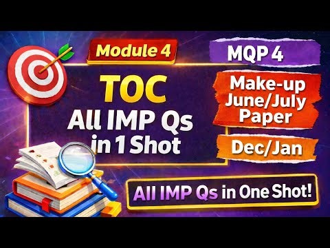 TOC MOD- 4 ALL IMP Q'S