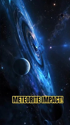 Inside a Meteorite Impact – Science Explained 🌌 #science #space #galaxy #tech #facts #shorts #nasa
