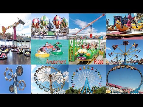 Learn Amusement Rides Name & Image | Amusement Ride Vocabulary