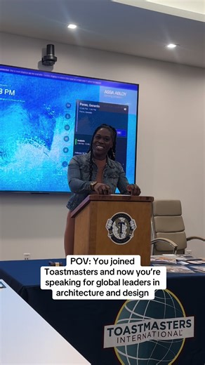 Toastmasters has provided so many amazing speaking opportunities BUT I had to take them and be ready for them. Speaking to global companies is nothing new for me, but it may be for you! Join Toastmasters today level up your speaking skills and become a high performance speaker! #toastmasters #assaabloy #publicspeaking #publicspeakingcoach
