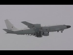 Boeing RC-135 Rivet Joint - Takeoff