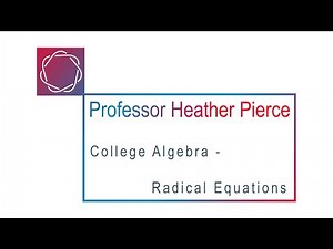 Radical Equations