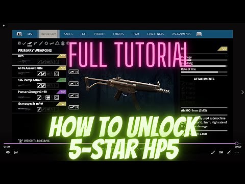 Generation Zero: FULL TUTORIAL, How to unlock the 5-Star HP5