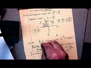 Precalculus Homework problem 4 4 49 Reference Angles