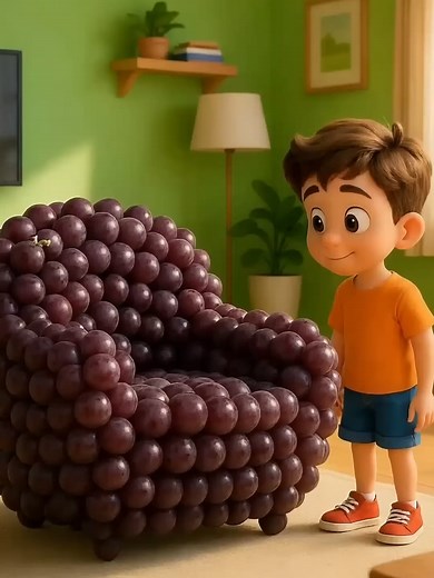 Sofa Unik Terbuat dari Permen dan Buah