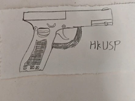 HKUSP手枪画图